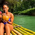 Montego Bay Bamboo Rafting & Hip Strip Shopping Sightseeing,
